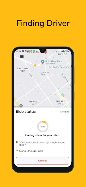 JCA Taxi Customer Screenshot 2