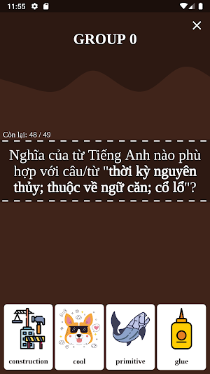 +4500 từ vựng Tiếng Anh Quiz Screenshot 3