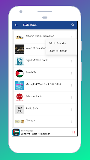 Radio Palestine + Radio Online Screenshot 2