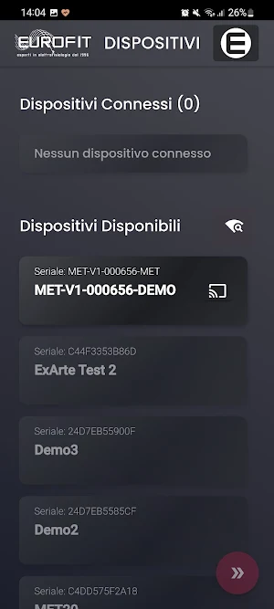 MET BodyZone WiFi Screenshot 2