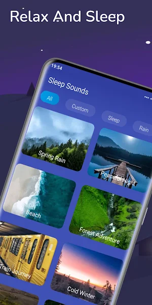 Sleep Sounds - Relax And Sleep, Meditation sounds Screenshot 0