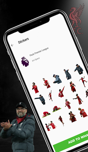 ⚽Liverpool Stickers for WhatsApp (WAStickerApps) ⚽ Screenshot 3