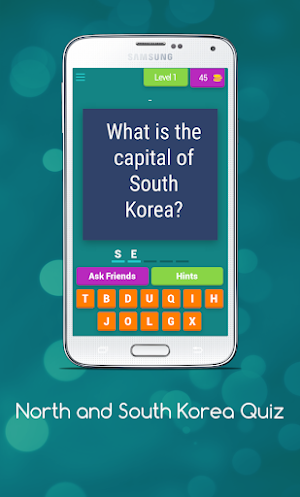 NORTH AND SOUTH KOREA QUIZ Screenshot 1