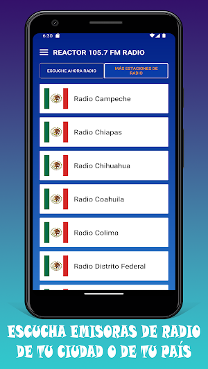Radio Reactor 105.7 FM Mexico Screenshot 2