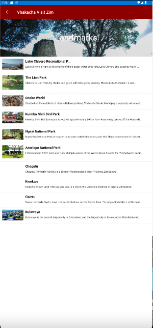 Vhakacha Visit Zim - Harare Screenshot 2