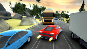 Mad Car Racer-Highway Traffic Screenshot 1