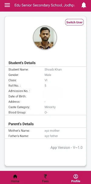 MMEWS Students App Screenshot 3