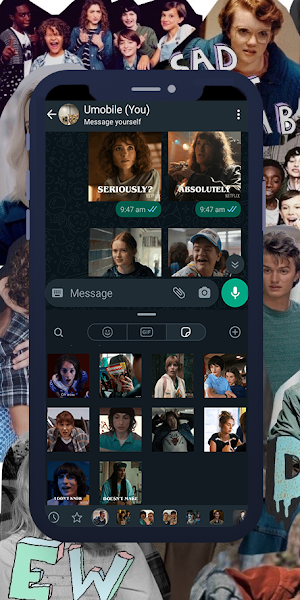 Stranger Things GIF Stickers Screenshot 0