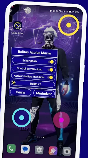 Macro de las Bolitas Azules Screenshot 0