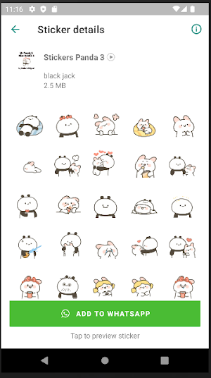 Stickers de Panda Screenshot 2