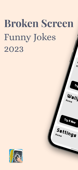 Broken Screen Funny Jokes 2023 Screenshot 0