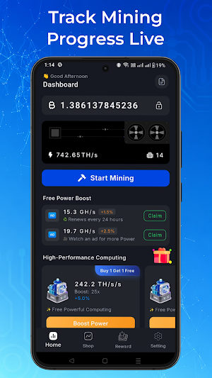 MiningCore Cloud Hub Screenshot 1