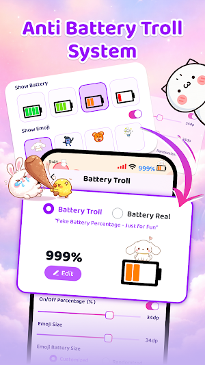 Emoji Battery Icon Customize Screenshot 2