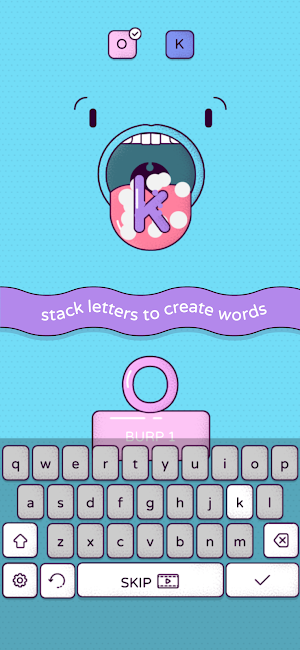 Letter Burp: type and stack! Screenshot 0