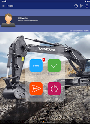 Volvo India Service Tech App Screenshot 1