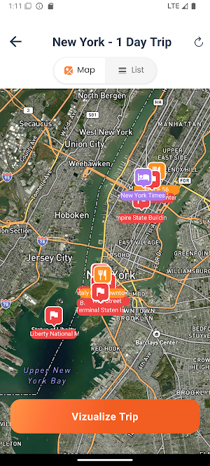 VizualTravel: Trip Planner Screenshot 0