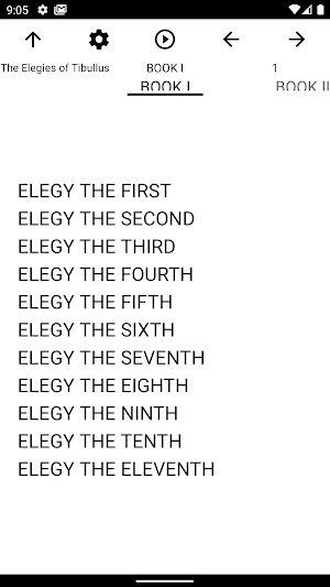 Book, The Elegies of Tibullus Screenshot 1