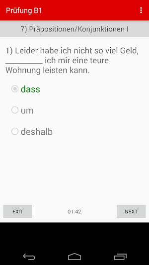 Prüfung B1 - Learn German Screenshot 2