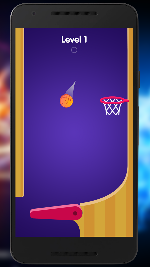 Flipper Dunk Ball - Basketball Dunk Screenshot 2