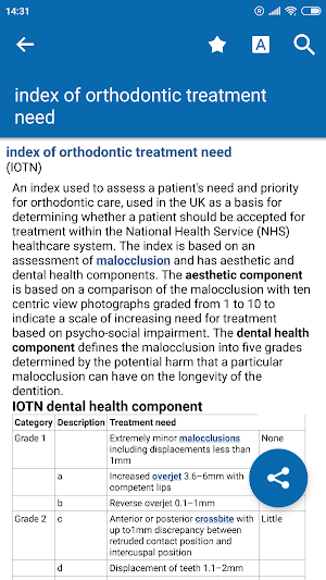 Oxford Dictionary of Dentistry Screenshot 1