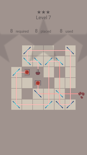 Lasers & Mirrors Puzzle: Warps Screenshot 1