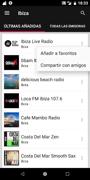 Ibiza Radio Stations - Balearic Islands Screenshot 1