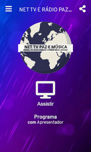 NET TV E RÁDIO PAZ E MÚSICA Screenshot 1