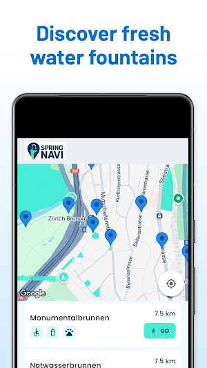 Swiss Water Finder: SpringNavi Screenshot 2