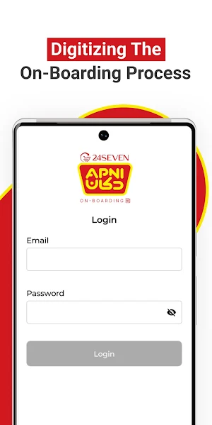 Onboarding App Screenshot 1