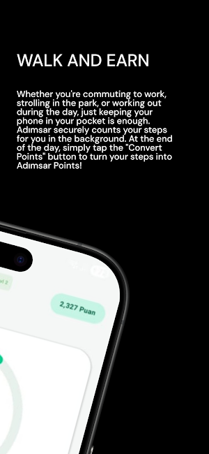Adimsar - Walk & Earn Screenshot 1