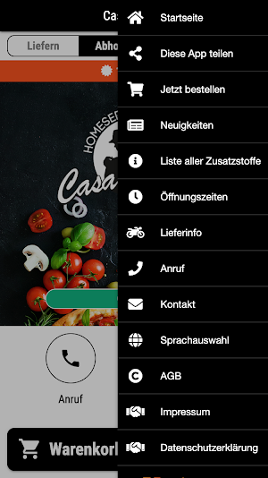 Casas Pizza Screenshot 2