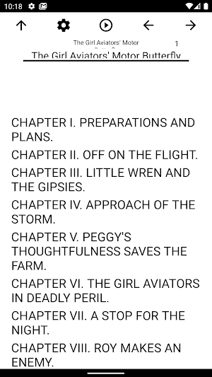 Book, The Girl Aviators' Motor Butterfly Screenshot 0