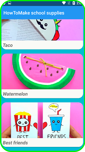 How To Make school supplies Screenshot 3