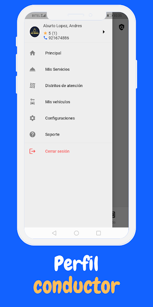 Goslam viajes - conductor Screenshot 1