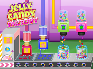 Jelly Candy Factory: Gumball & Lollipop Maker Chef Screenshot 1