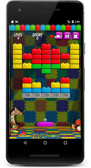 Bricks Breaker puzzle game 2018 Screenshot 2