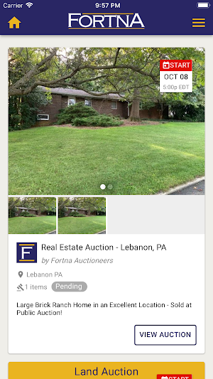 Fortna Auctioneers Screenshot 2