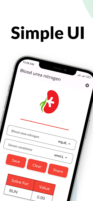 BUN Creatinine Calculator Screenshot 0