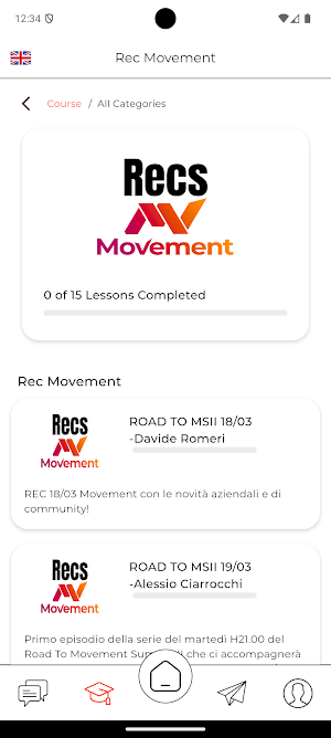 Movement App Screenshot 2