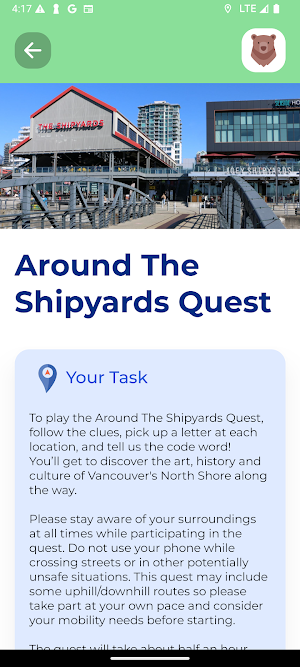 North Shore Culture Quest Screenshot 2