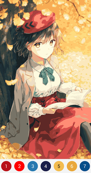Anime Pixel - Color By Number Screenshot 0