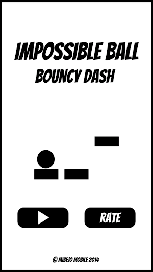 Impossible Ball - bouncy dash Screenshot 0