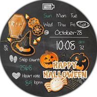 BFF53- Halloween Pumpkin Witch