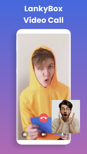 Lankybox Fake Video Call, Chat Screenshot 1