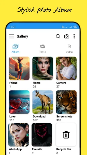 Gallery: Photo vault album pro Screenshot 2