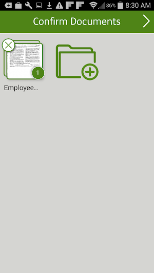 Humana Enrollment Document Transmitter Screenshot 3