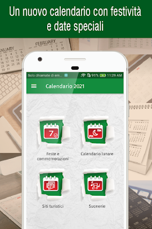 Calendario 2021 gratis italiano con festività Screenshot 0