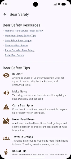 BearAware Screenshot 2