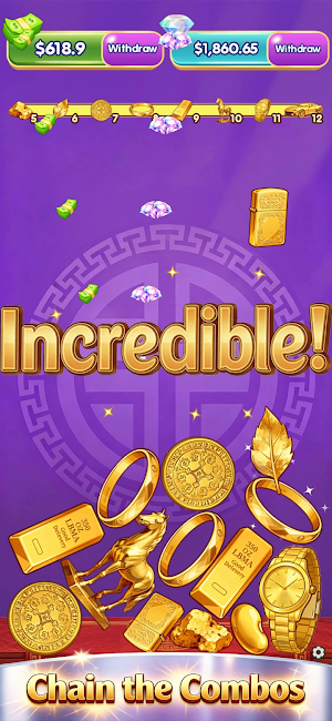 Gold Merge Mania Screenshot 1