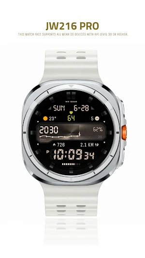 JW216 PRO jwstudio watchface Screenshot 0